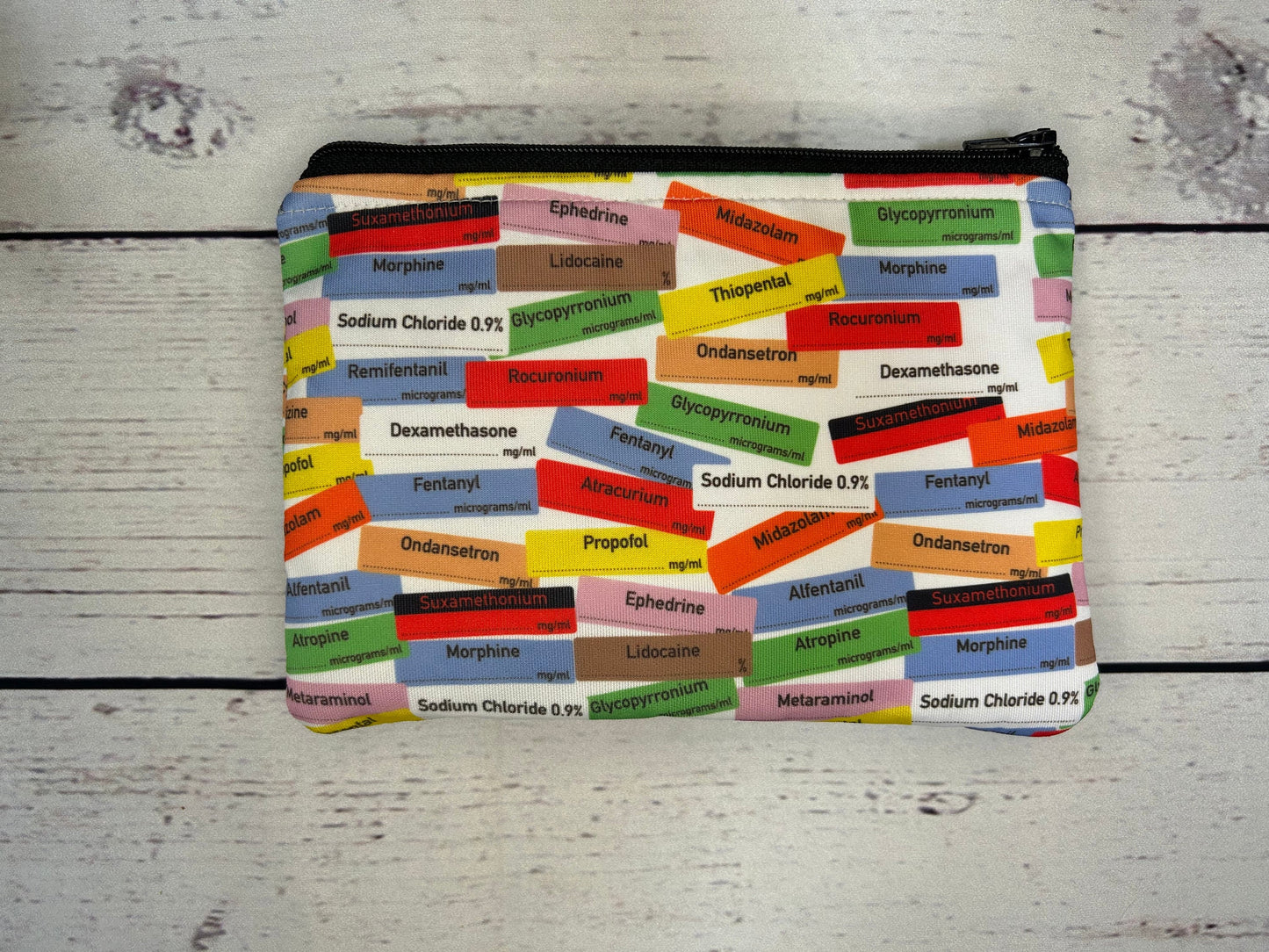 Anaesthetic Drug Labels Medication Bag