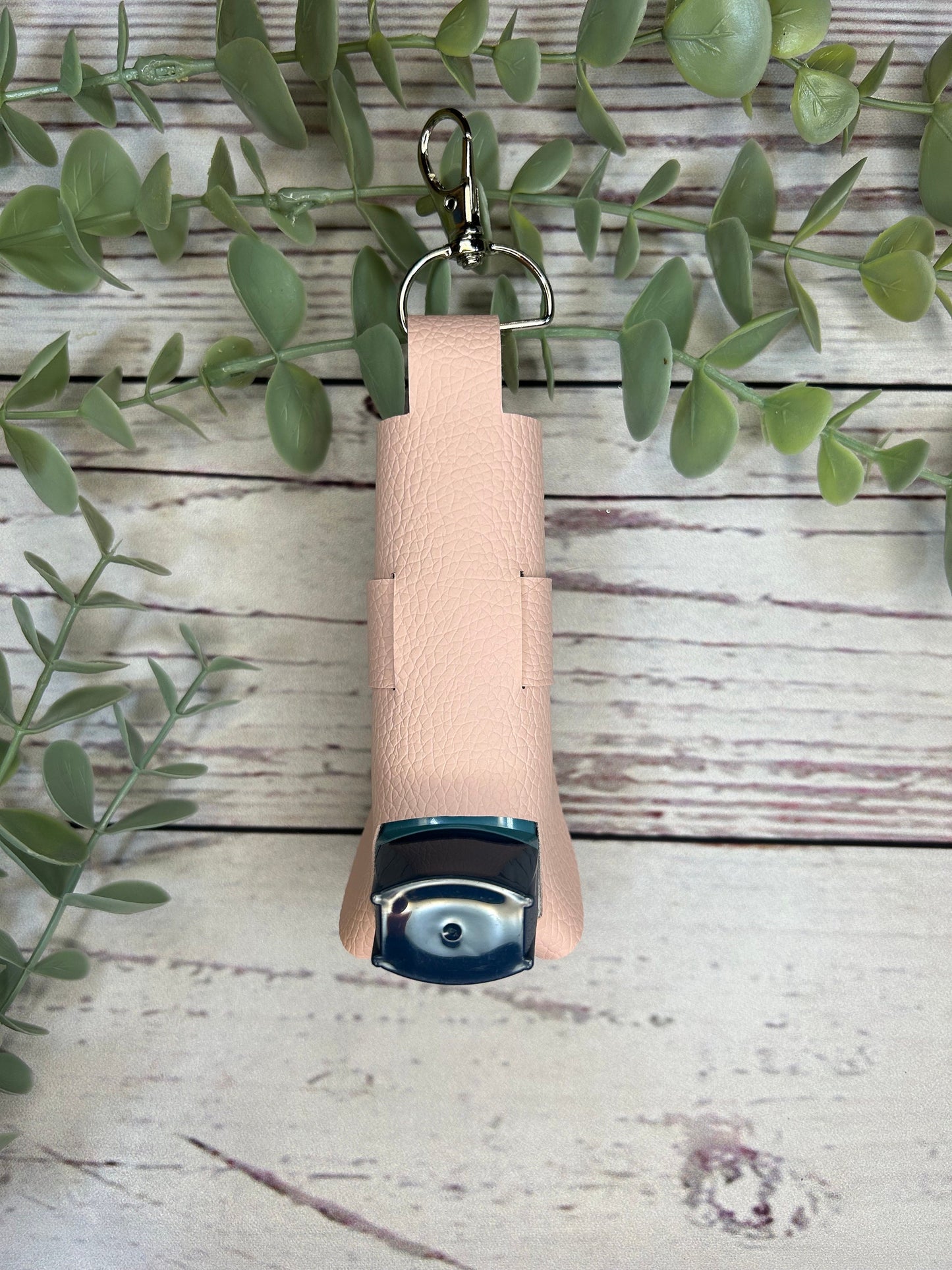 Faux Leather Inhaler Holder - Pink/Pink Glitter | Inhaler Case | Asthma Inhaler Holder | Asthma Pump Cover | Keychain