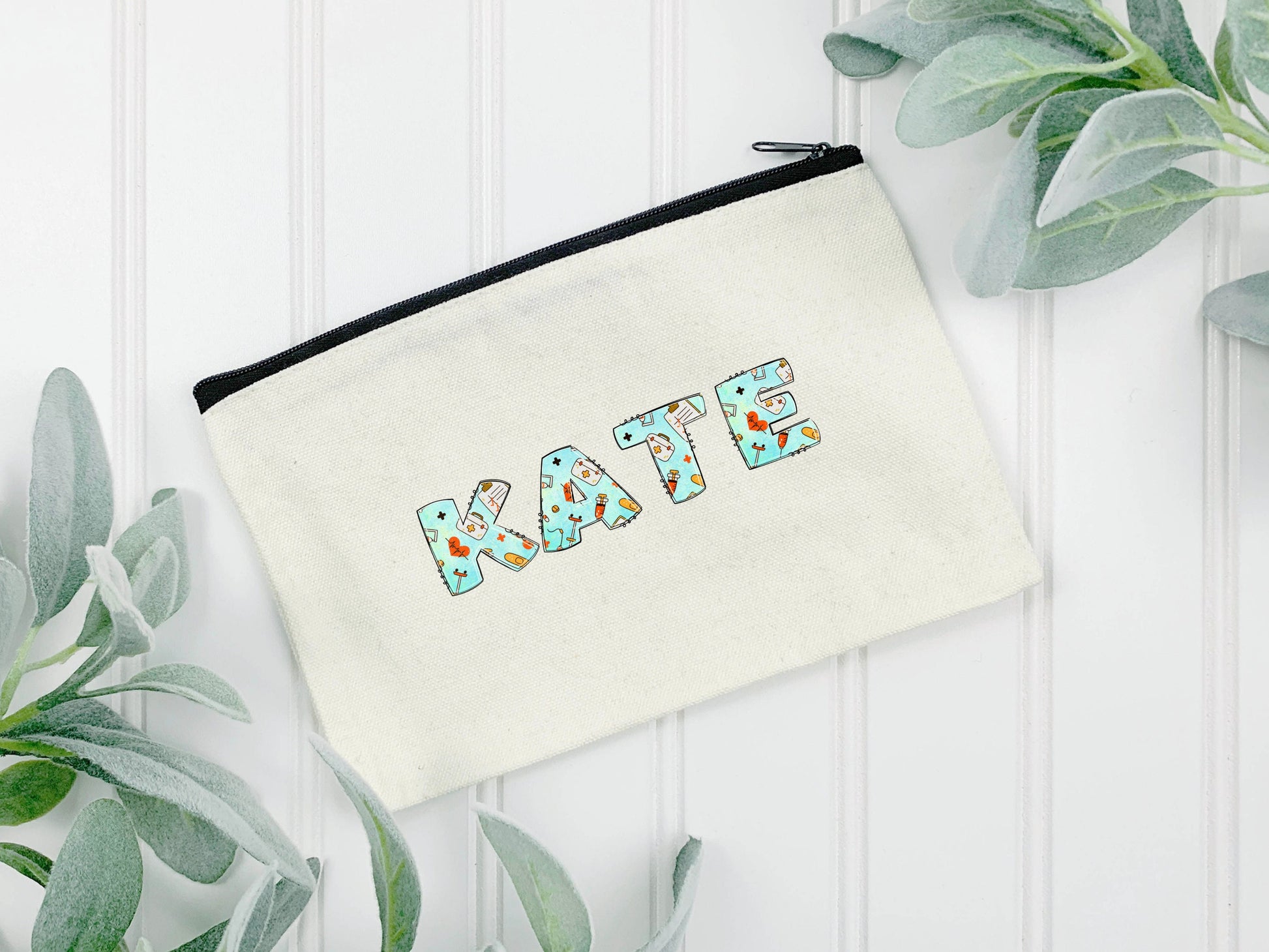 Personalised Name Medical Zip Bag | Gift | Nurse | Doctor | Vet | Student | Graduation