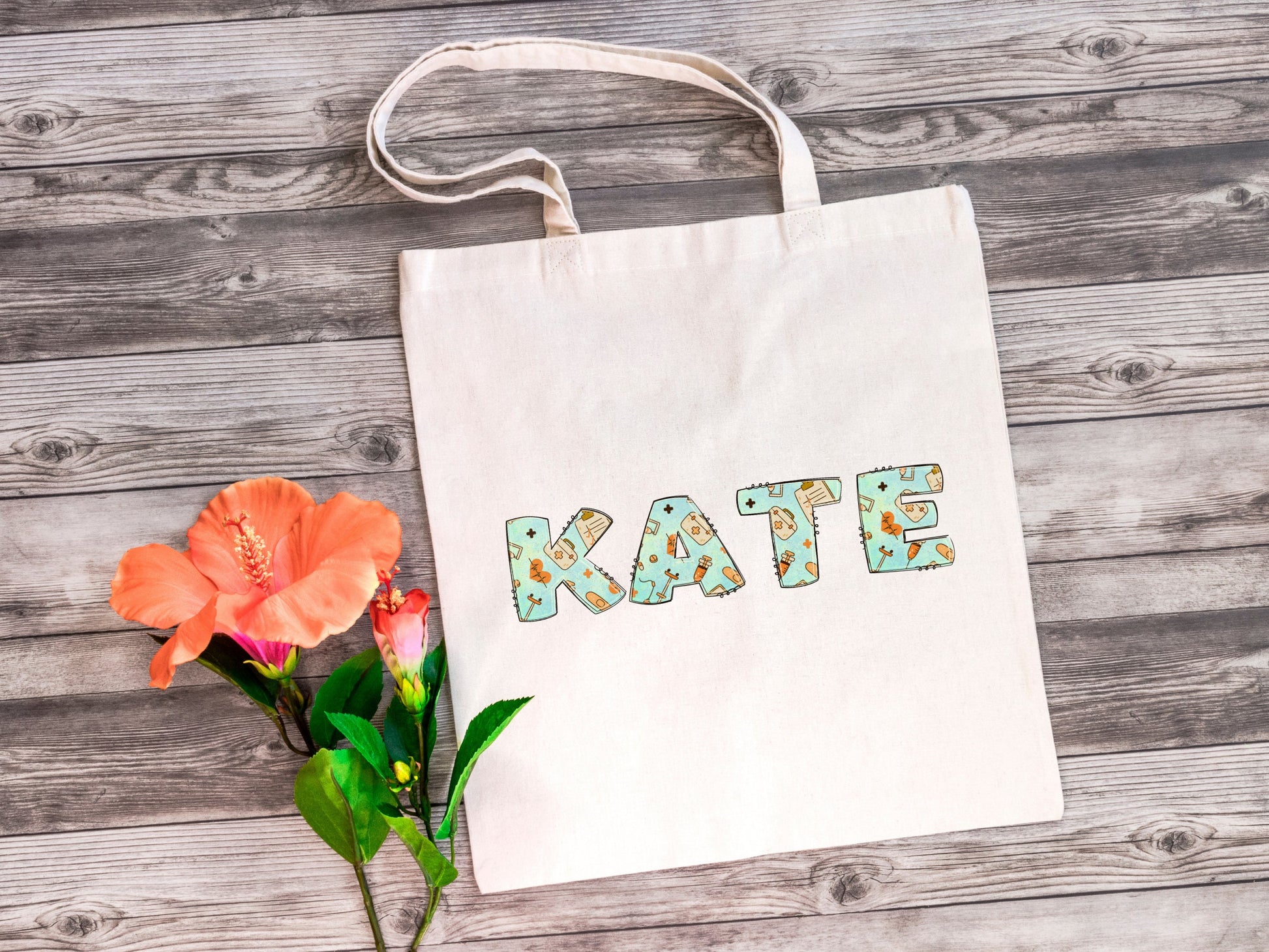Personalised Name Medical Tote Bag | Gift | Nurse | Doctor | Vet | Student | Graduation