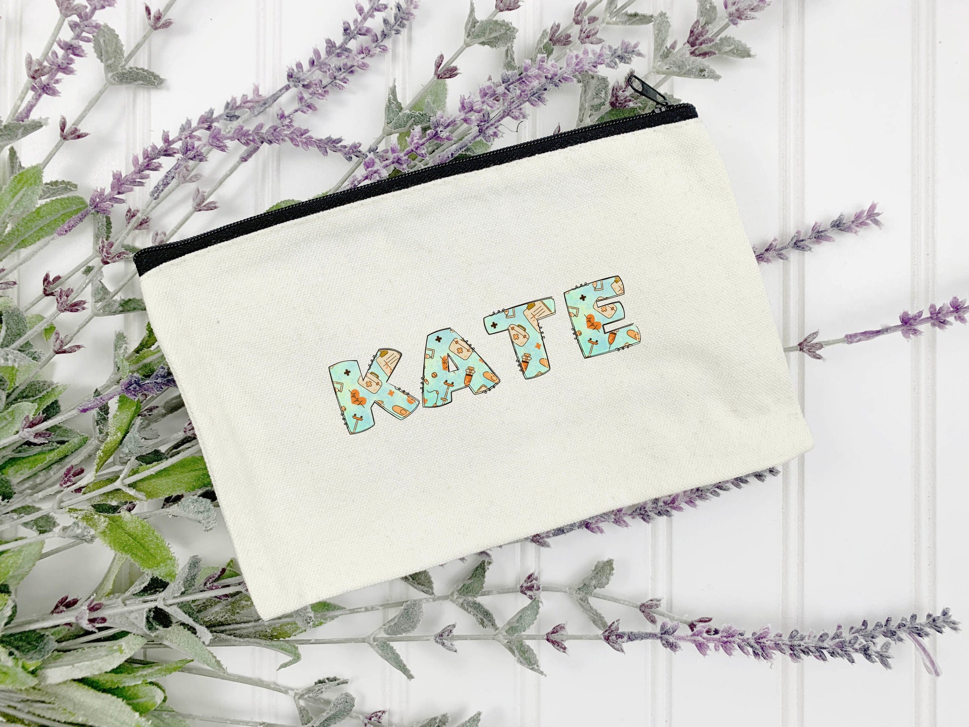 Personalised Name Medical Zip Bag | Gift | Nurse | Doctor | Vet | Student | Graduation