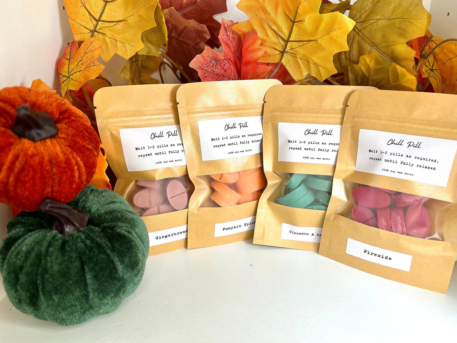 Take A Chill Pill Soy Wax Melts - Autumn Edition