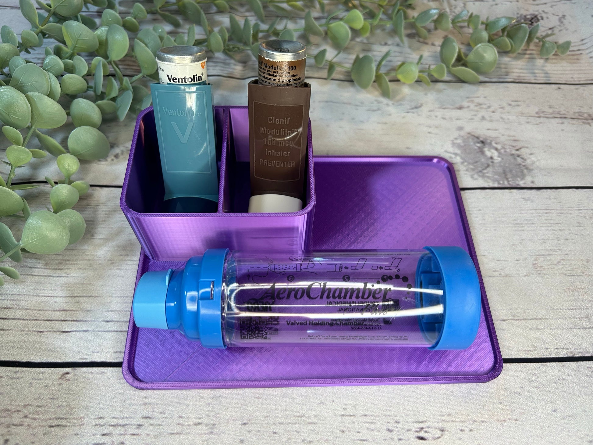 Large Inhaler Organiser | Inhaler Holder | Inhaber | Spacer | Asthma | COPD