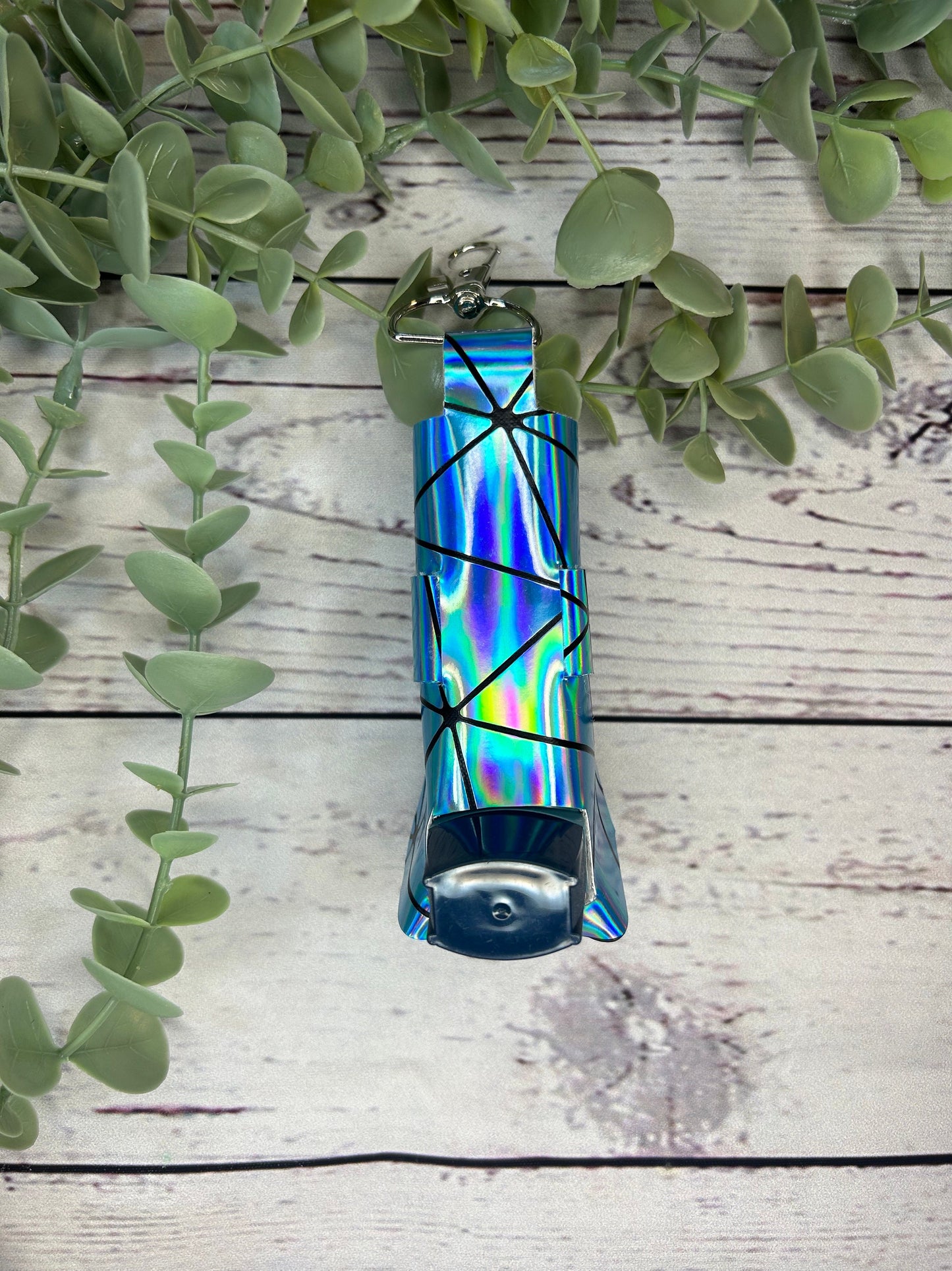 Faux Leather Inhaler Holder - Beautiful Blue | Inhaler Case | Asthma Inhaler Holder | Asthma Pump Cover | Keychain