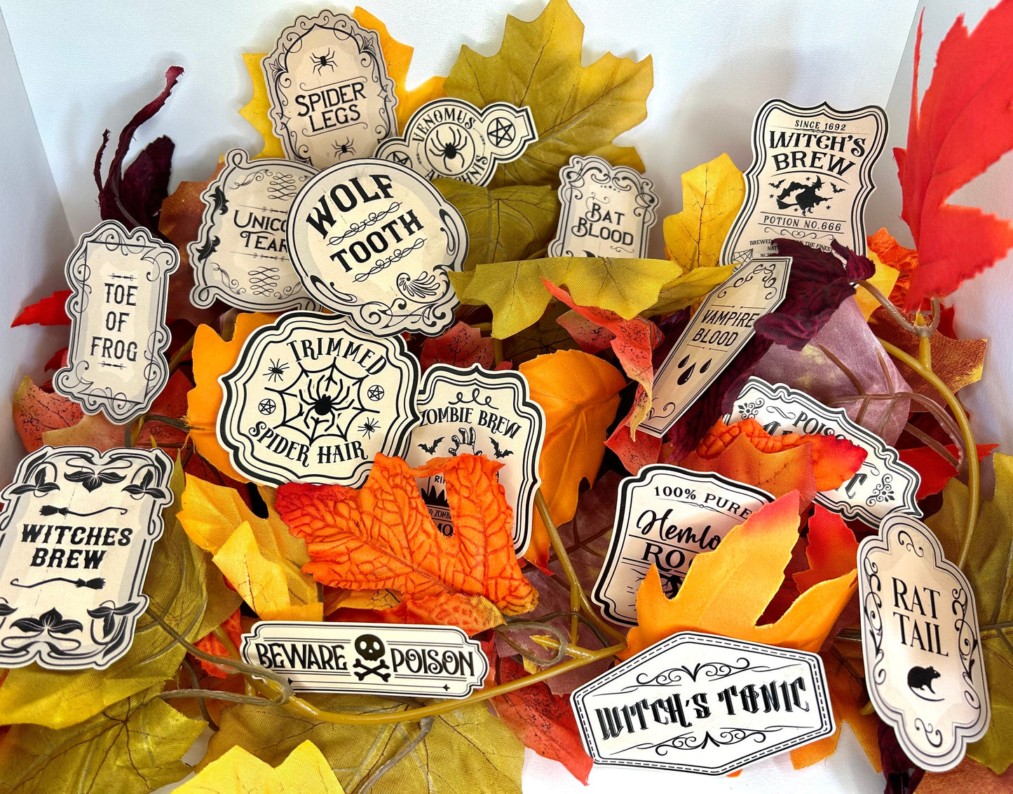 Halloween Apothecary Stickers | Potion Stickers | Bottle Stickers