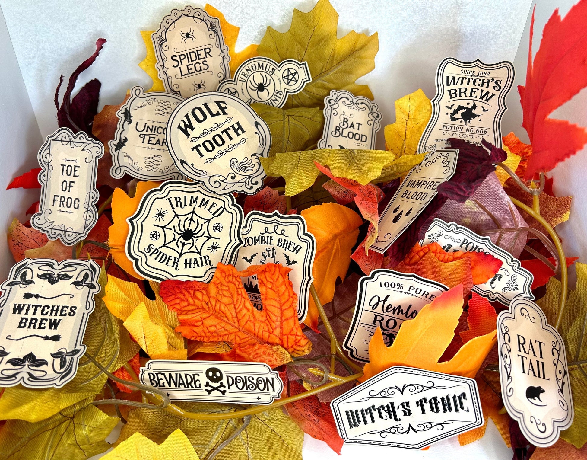 Halloween Apothecary Stickers | Potion Stickers | Bottle Stickers