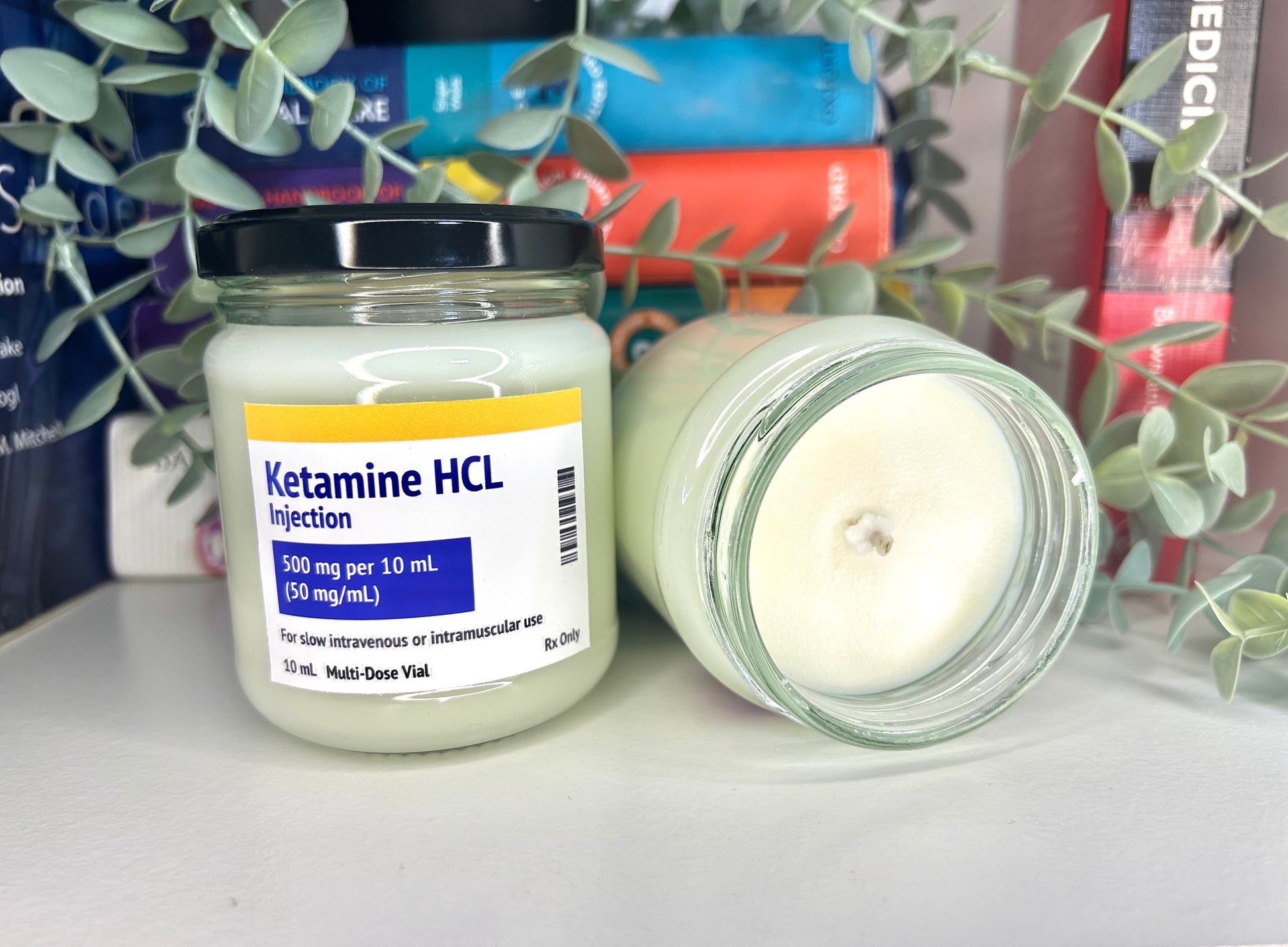 Propofol/Midazolam/Ketamine Label Candle | Soy and Coconut Wax | Medic Gift | Anaesthetics | 170g | 6 oz