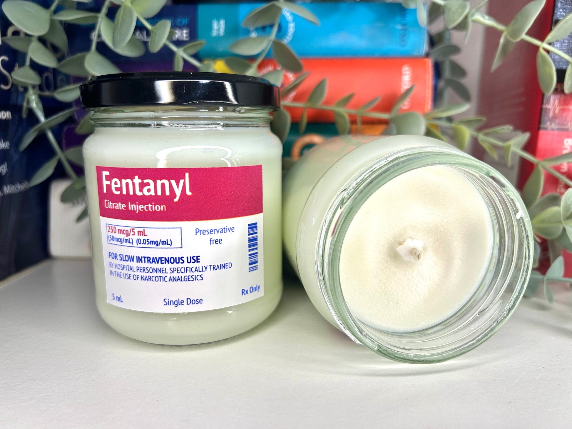 Propofol/Midazolam/Ketamine Label Candle | Soy and Coconut Wax | Medic Gift | Anaesthetics | 170g | 6 oz