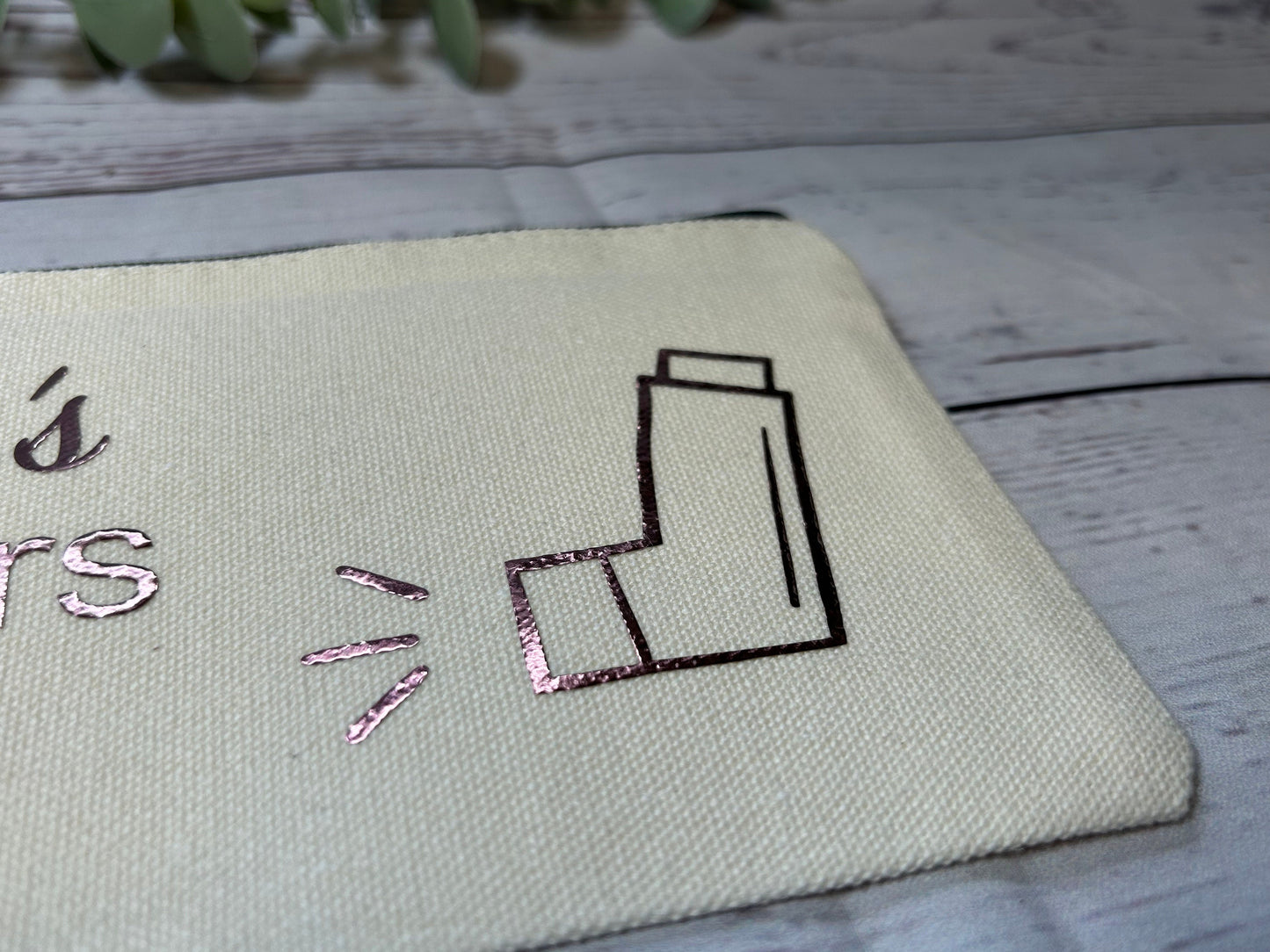 Personalised Cotton Canvas Inhaler Bag | Cotton | Inhaler Pouch | Medication Bag