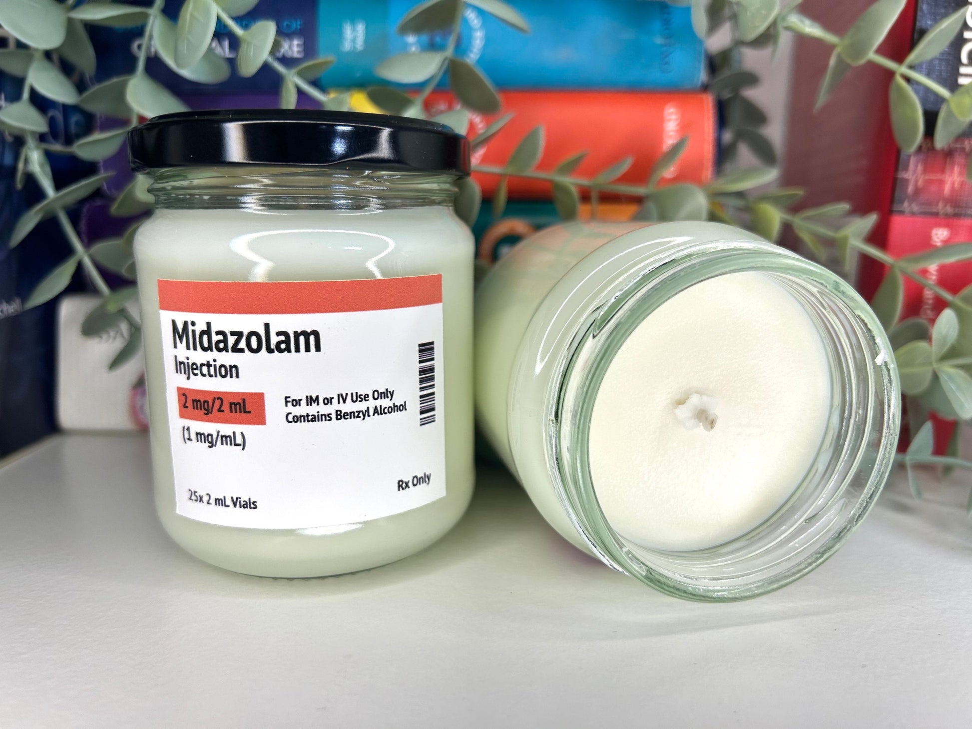 Propofol/Midazolam/Ketamine Label Candle | Soy and Coconut Wax | Medic Gift | Anaesthetics | 170g | 6 oz