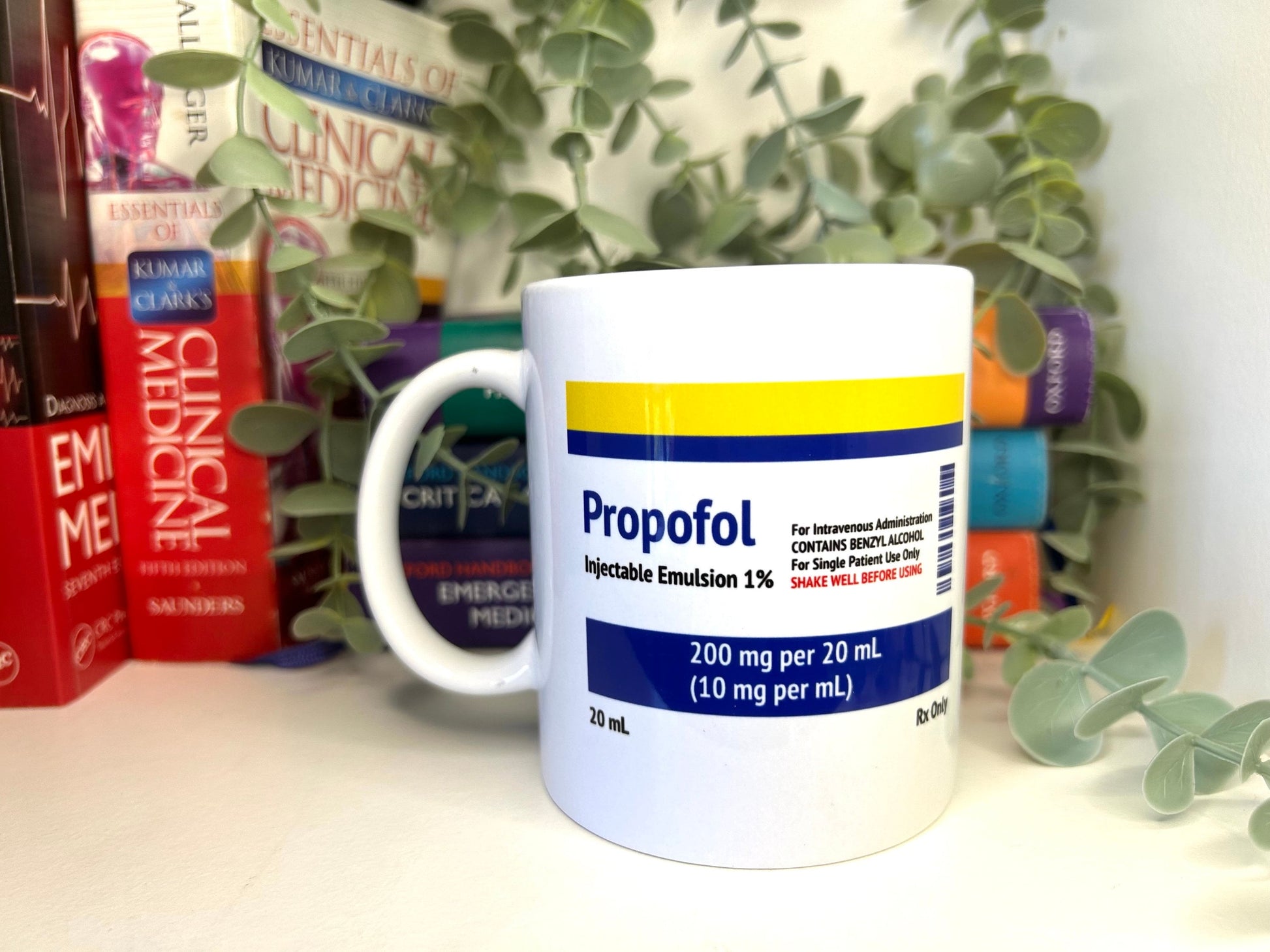 Propofol/Midazolam/Ketamine Label Mug | Medic Gift | Doctor | ODP | Nurse | Vet