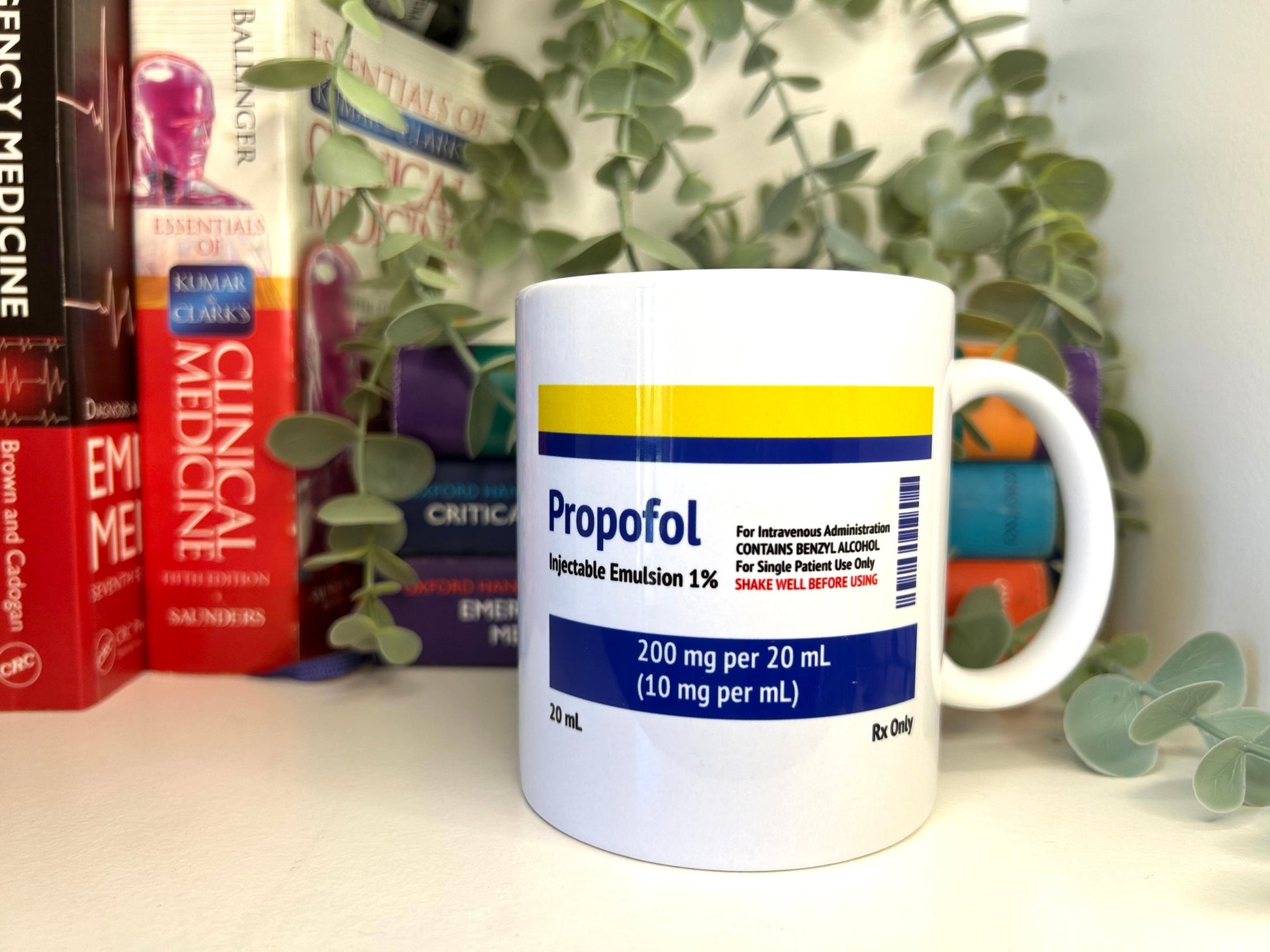 Propofol/Midazolam/Ketamine Label Mug | Medic Gift | Doctor | ODP | Nurse | Vet