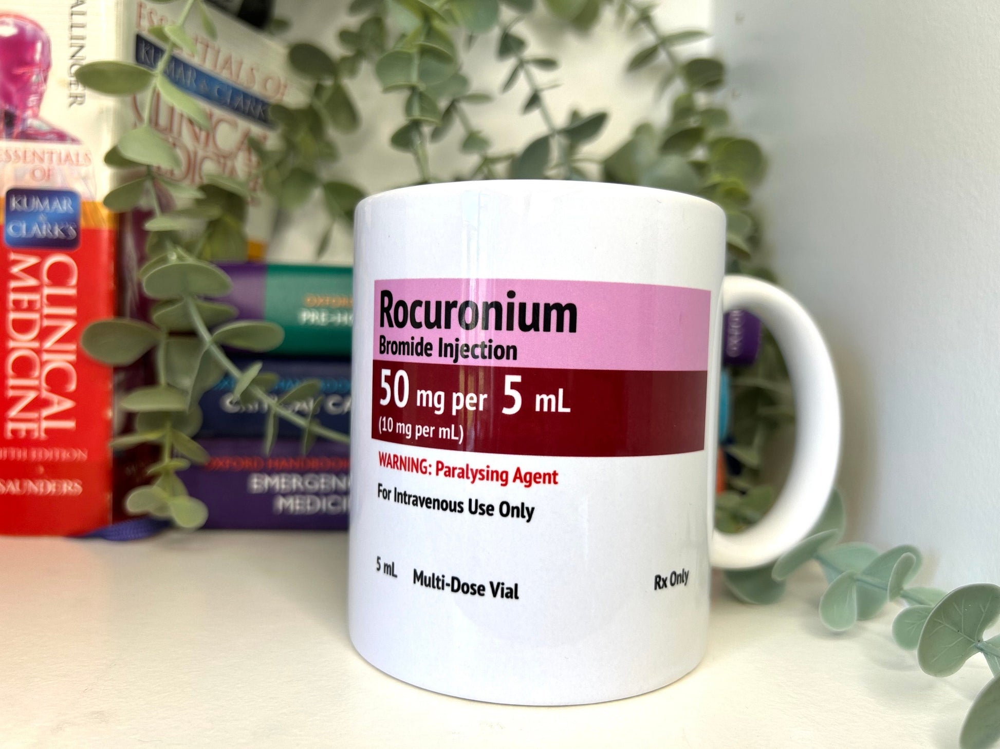 Propofol/Midazolam/Ketamine Label Mug | Medic Gift | Doctor | ODP | Nurse | Vet