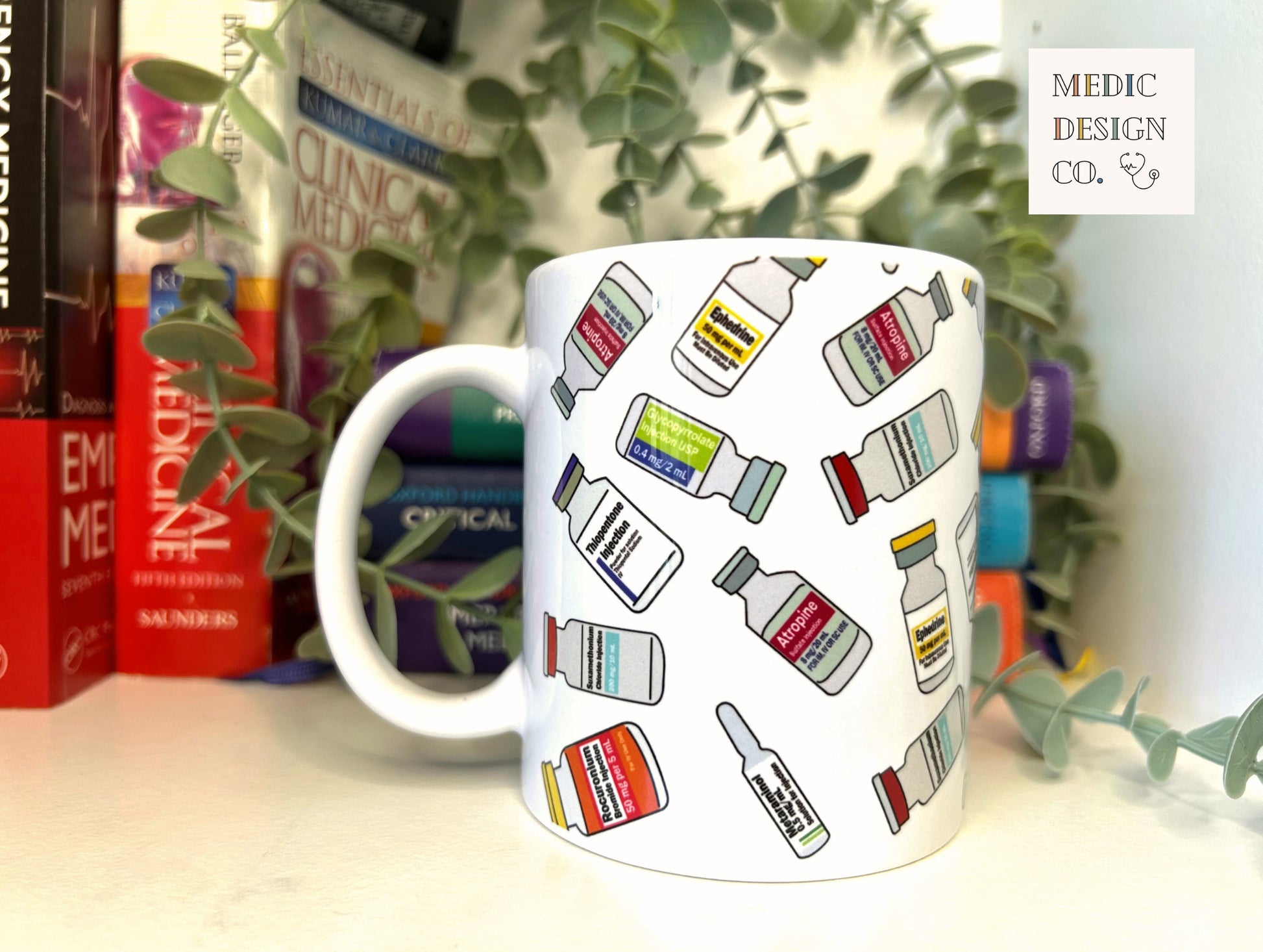 Anaesthetic Drug Bottle Mug | Medic Gift | Doctor | ODP | Nurse | Vet
