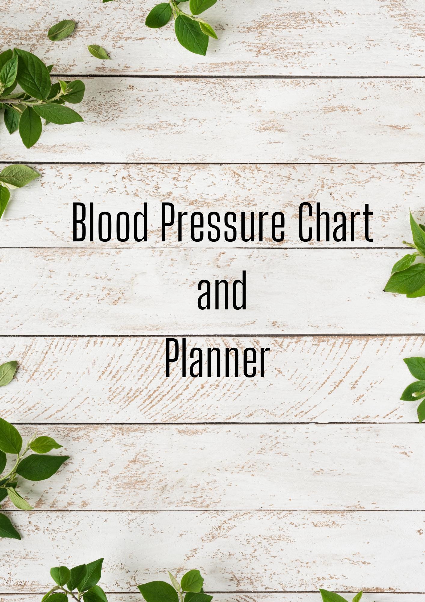 Blood Pressure Log A4 | Blood Pressure Tracker | Printed | Medical Chart | Medical Planner
