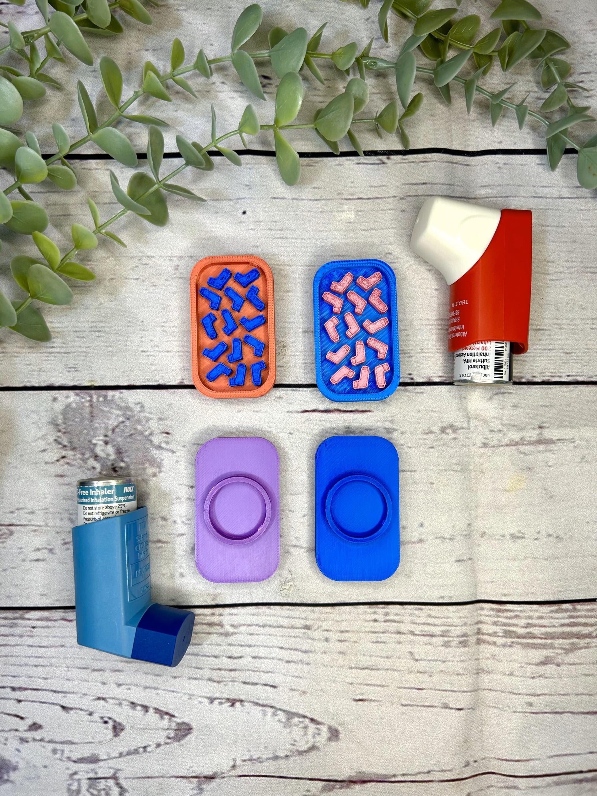 Asthma Inhaler Topper For Short Inhalers-Mini Inhaler Pattern | Salamol | Albuterol | Asthma | COPD