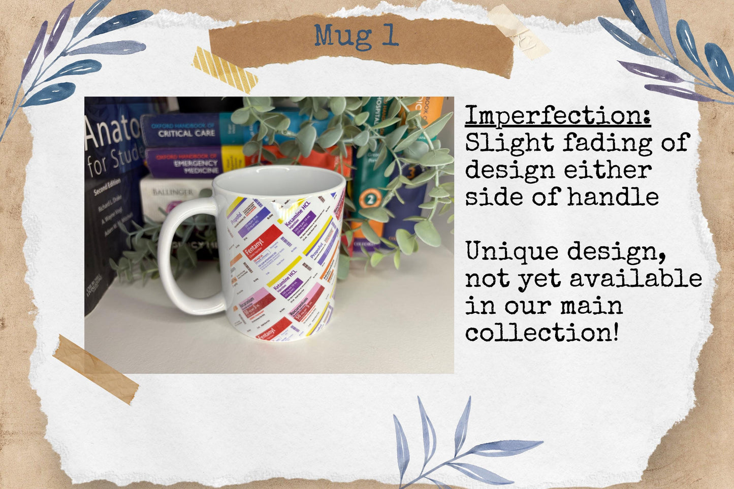 Perfectly Imperfect Medical Mugs | Medic Gift | Doctor | ODP | Nurse | Vet