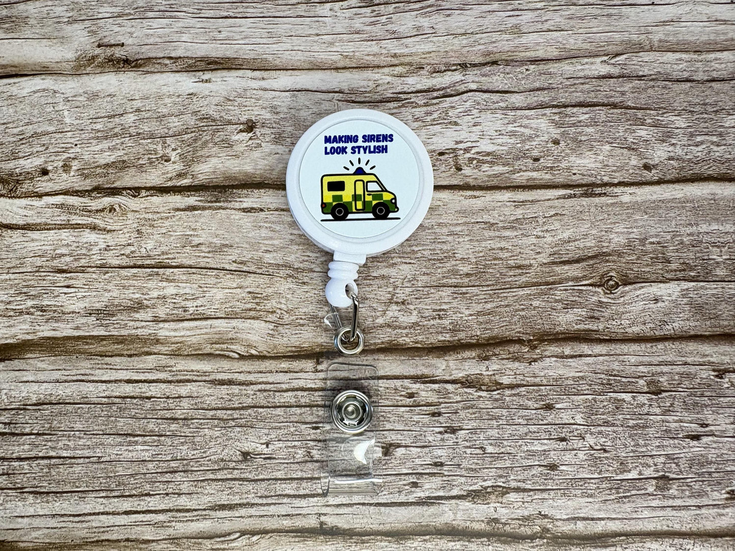 Paramedic ID Badge Reel Clip | Student Paramedic | CCP | PP | Ambulance Technician | Medic Gift
