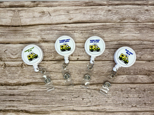 Paramedic ID Badge Reel Clip | Student Paramedic | CCP | PP | Ambulance Technician | Medic Gift