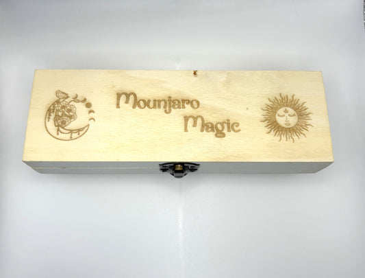 Wood Mounjaro Box | Ozempic | Wegovy | KwikPen Travel Case | Storage Case | Storage Box | Celestial Design