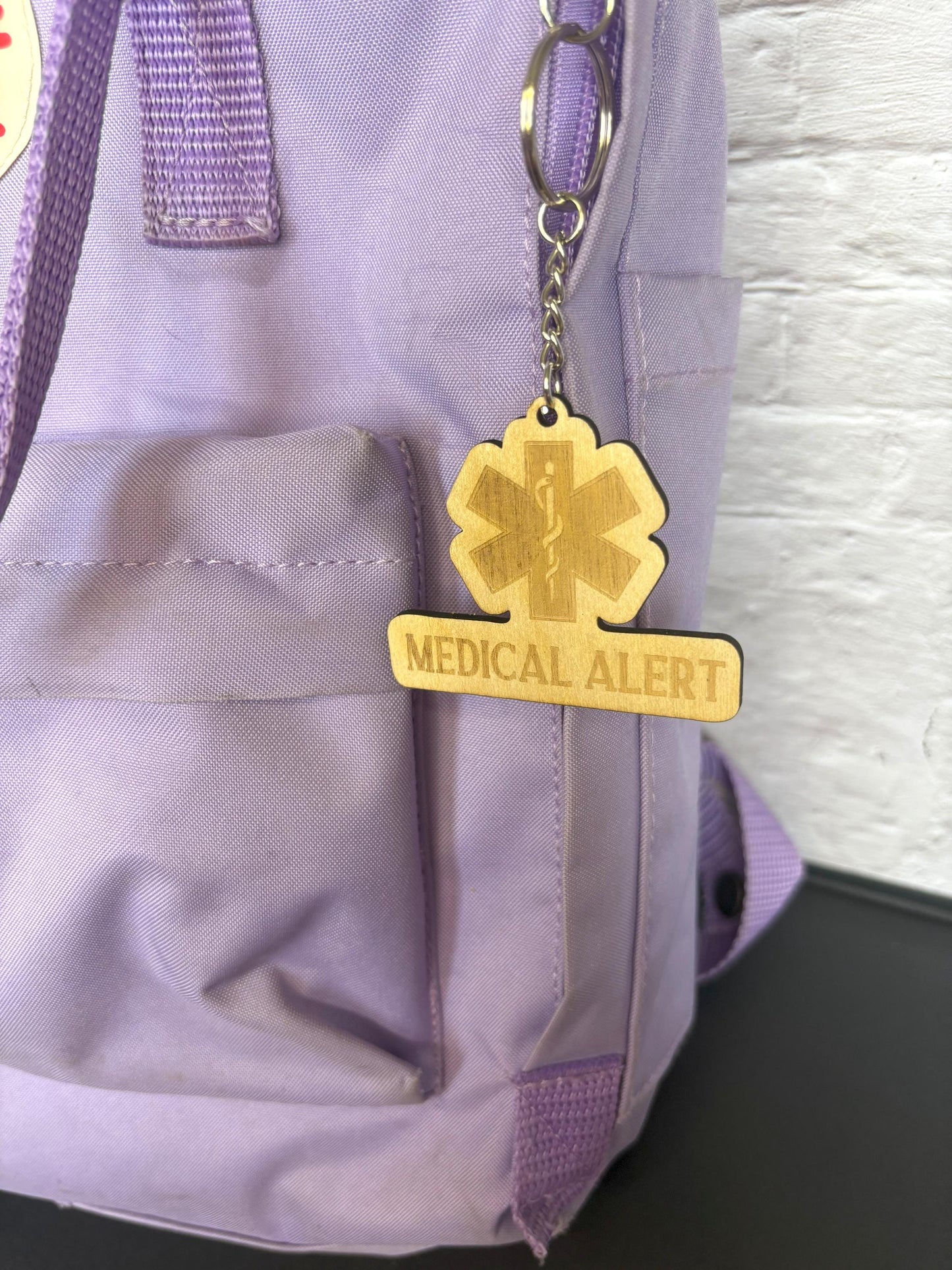 Medic Alert Keyring | Medic Alert Keychain | Personalised | Emergency Contact | Medical ID Tag