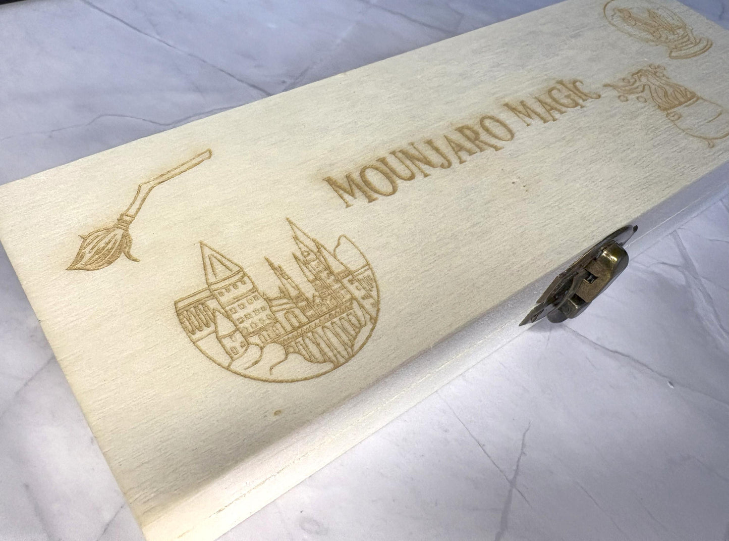 Wood Mounjaro Box | Ozempic | Wegovy | KwikPen Travel Case | Storage Case | Storage Box | Wizard School Design