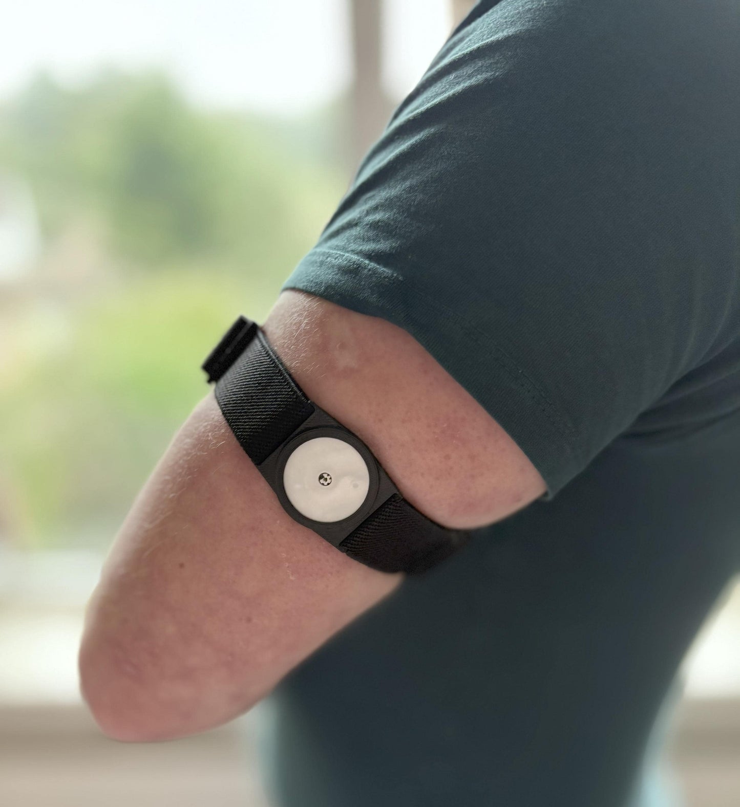 FreeStyle Libre 1/2 Sensor Strap | Adjustable Armband | Adhesive Free | Gift For Diabetics | Translucent Colours