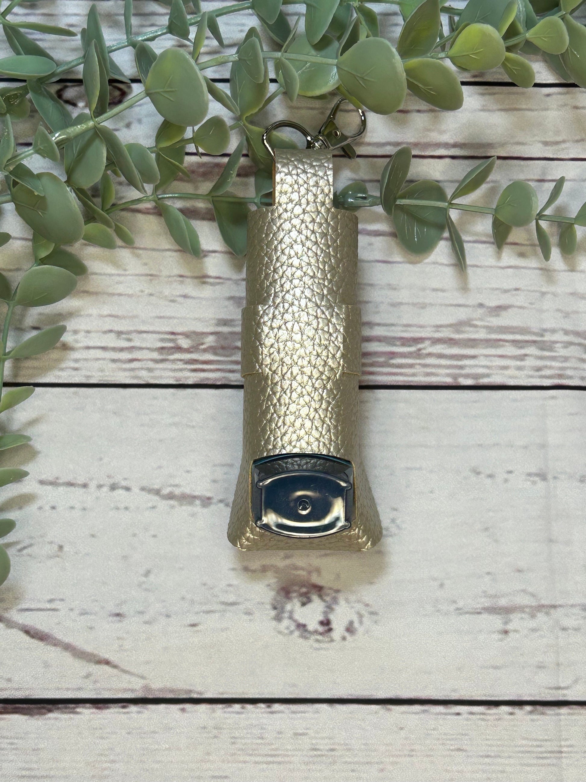 Faux Leather Pearlescent Inhaler Holder - White/Silver/Gold/Pink/Blue | Inhaler Case | Asthma Inhaler Holder | Asthma Pump Cover | Keychain