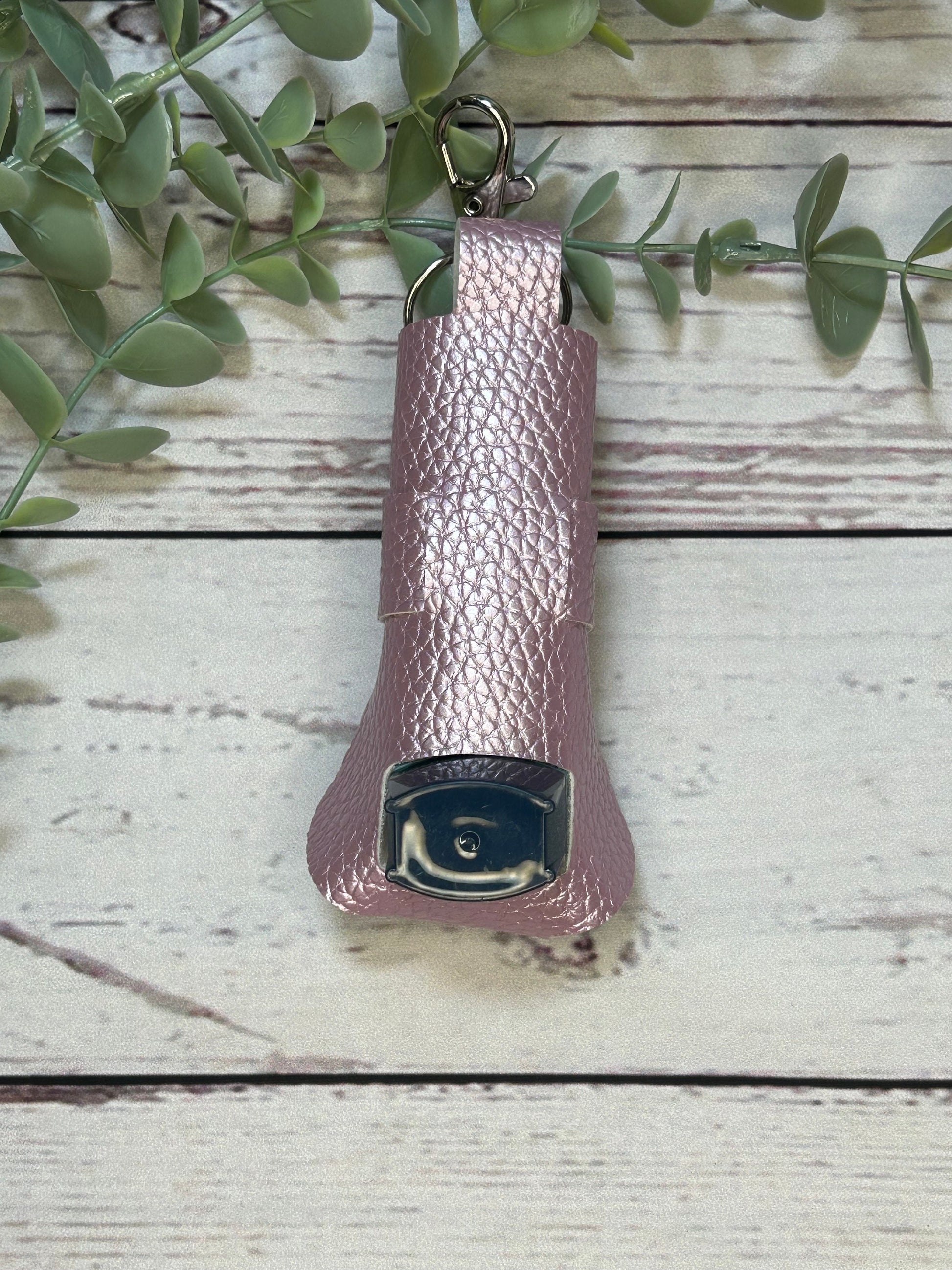 Faux Leather Pearlescent Inhaler Holder - White/Silver/Gold/Pink/Blue | Inhaler Case | Asthma Inhaler Holder | Asthma Pump Cover | Keychain