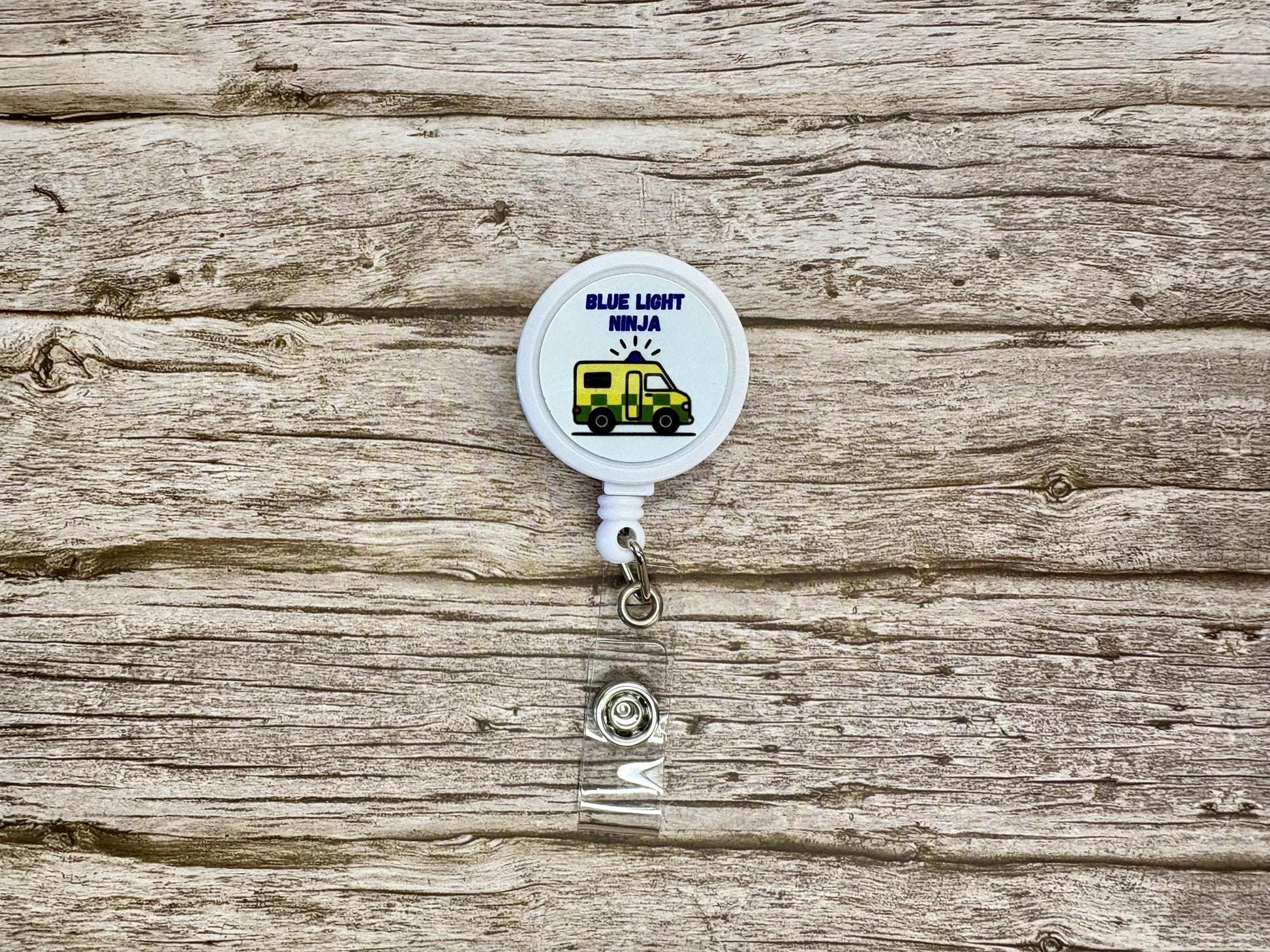 Paramedic ID Badge Reel Clip | Student Paramedic | CCP | PP | Ambulance Technician | Medic Gift