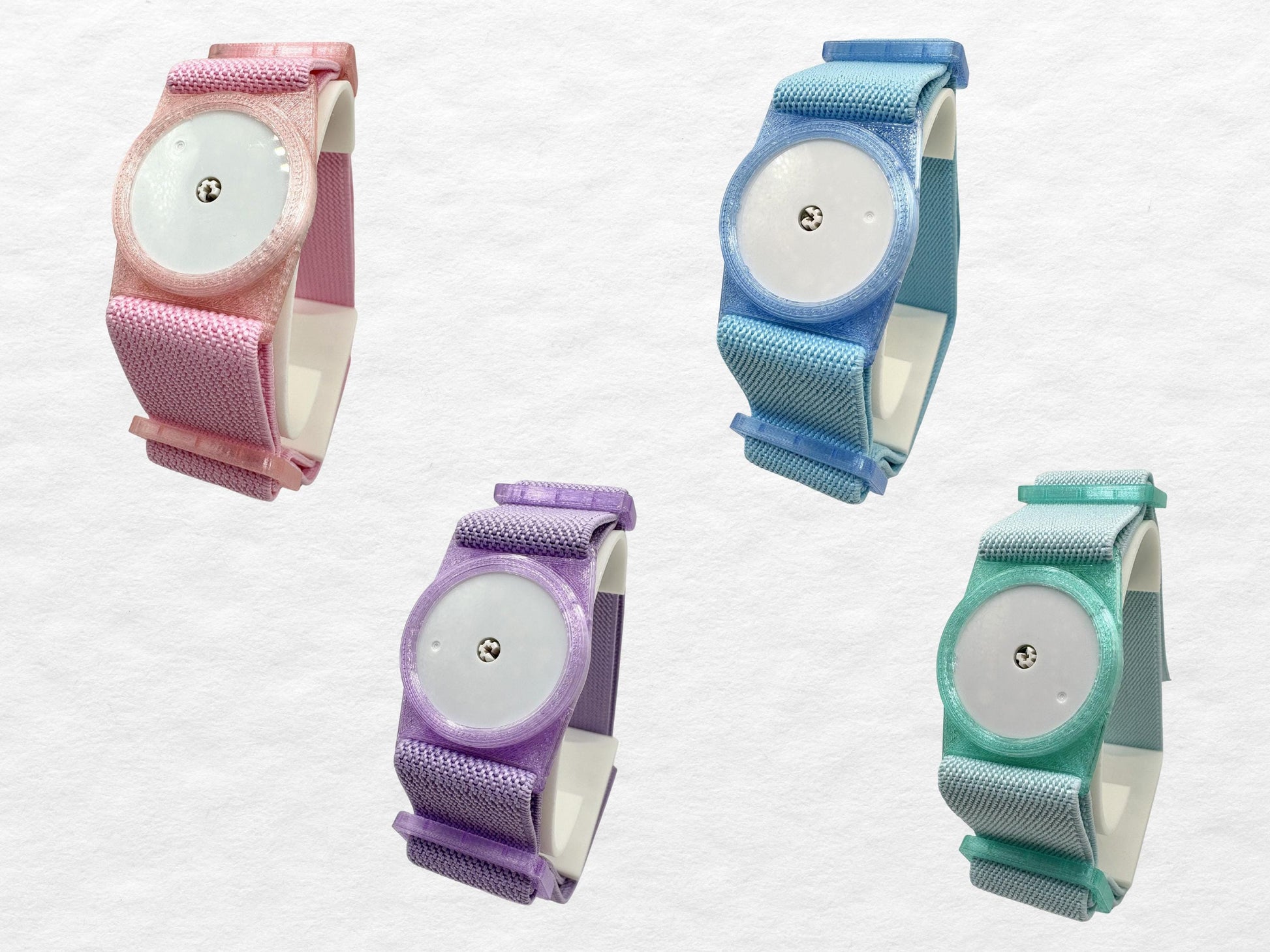 FreeStyle Libre 1/2 Sensor Strap | Adjustable Armband | Adhesive Free | Gift For Diabetics | Translucent Colours