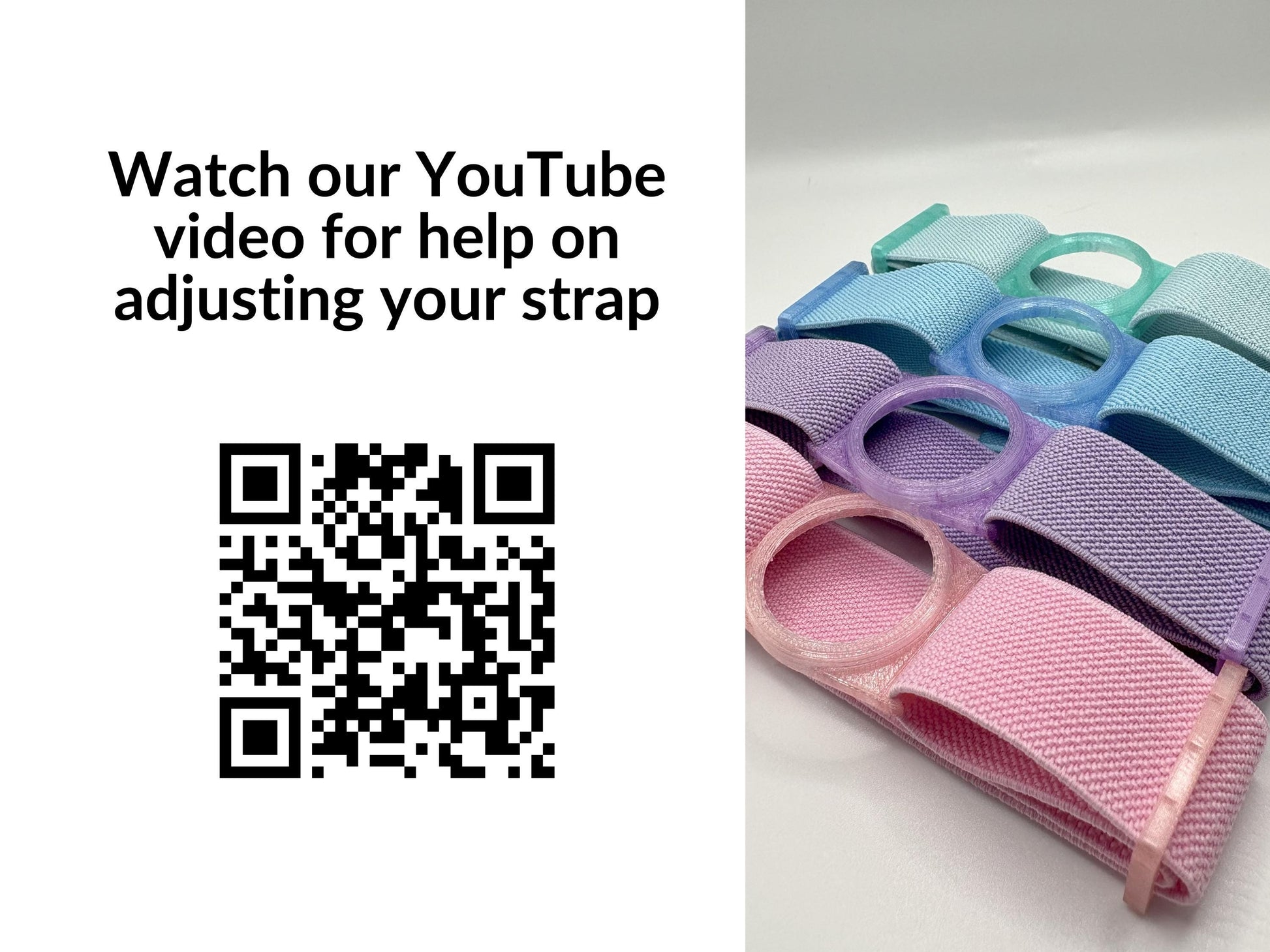 FreeStyle Libre 1/2 Sensor Strap | Adjustable Armband | Adhesive Free | Gift For Diabetics | Translucent Colours