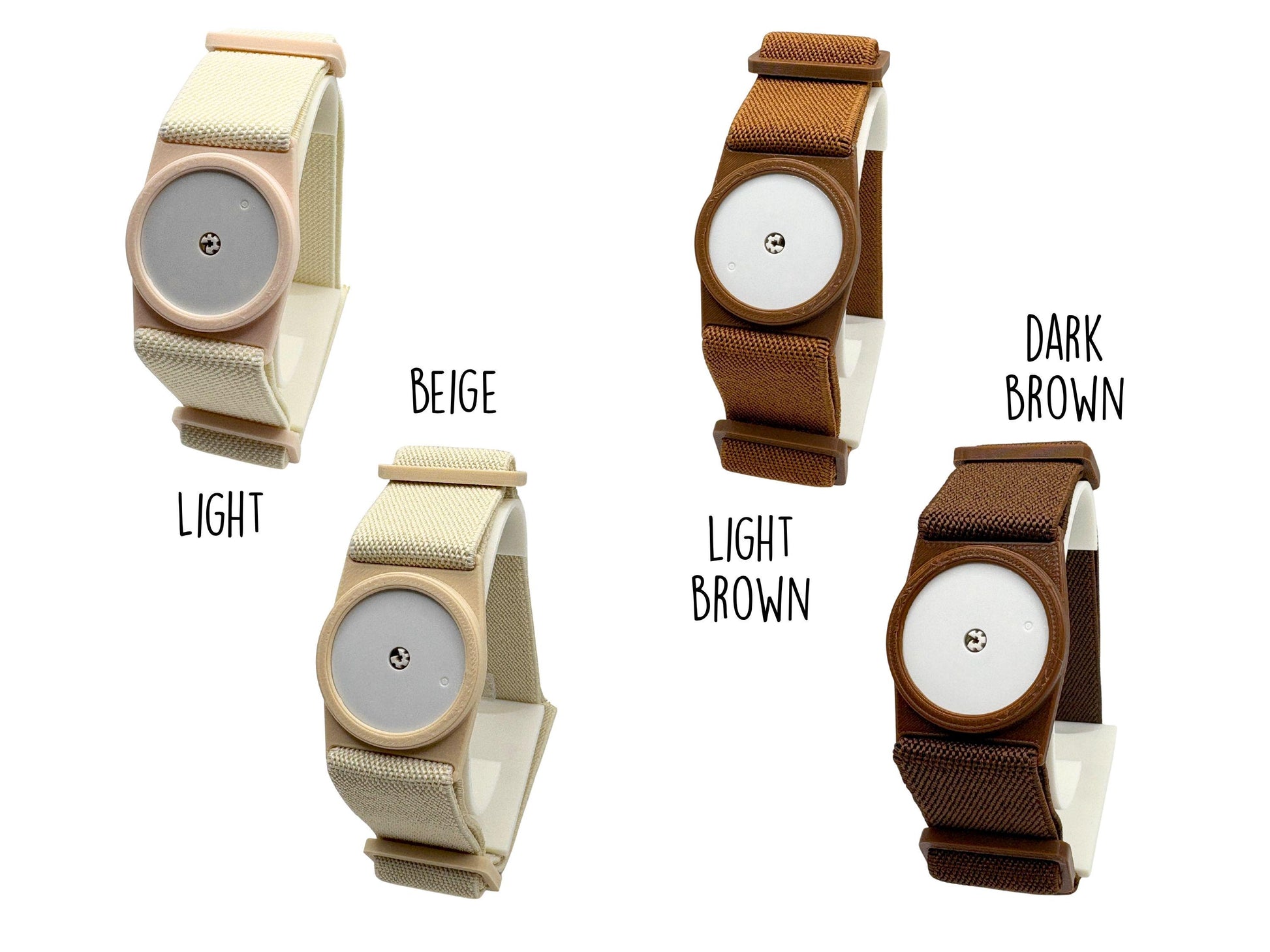 FreeStyle Libre 1/2 Sensor Strap | Adjustable Armband | Adhesive Free | Gift For Diabetics | Skin Tones