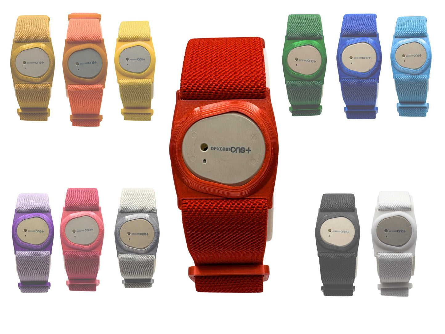 Dexcom One+/One Plus/G7 Sensor Strap | Adjustable Armband | Adhesive Free | Gift For Diabetics | Multiple Colours