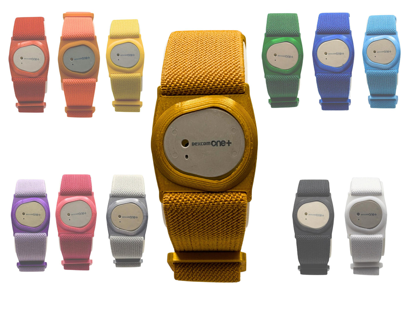 Dexcom One+/One Plus/G7 Sensor Strap | Adjustable Armband | Adhesive Free | Gift For Diabetics | Multiple Colours