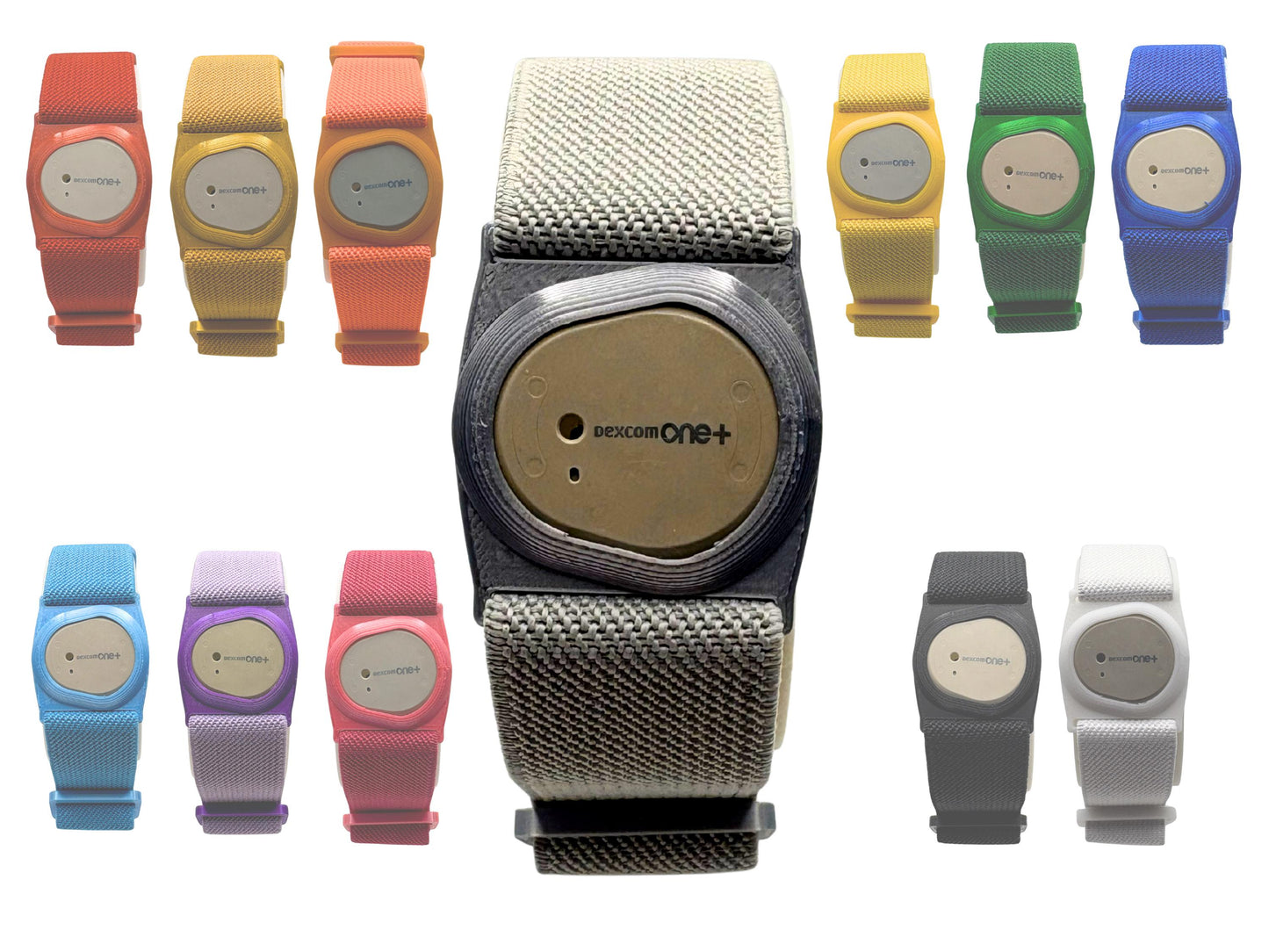 Dexcom One+/One Plus/G7 Sensor Strap | Adjustable Armband | Adhesive Free | Gift For Diabetics | Multiple Colours