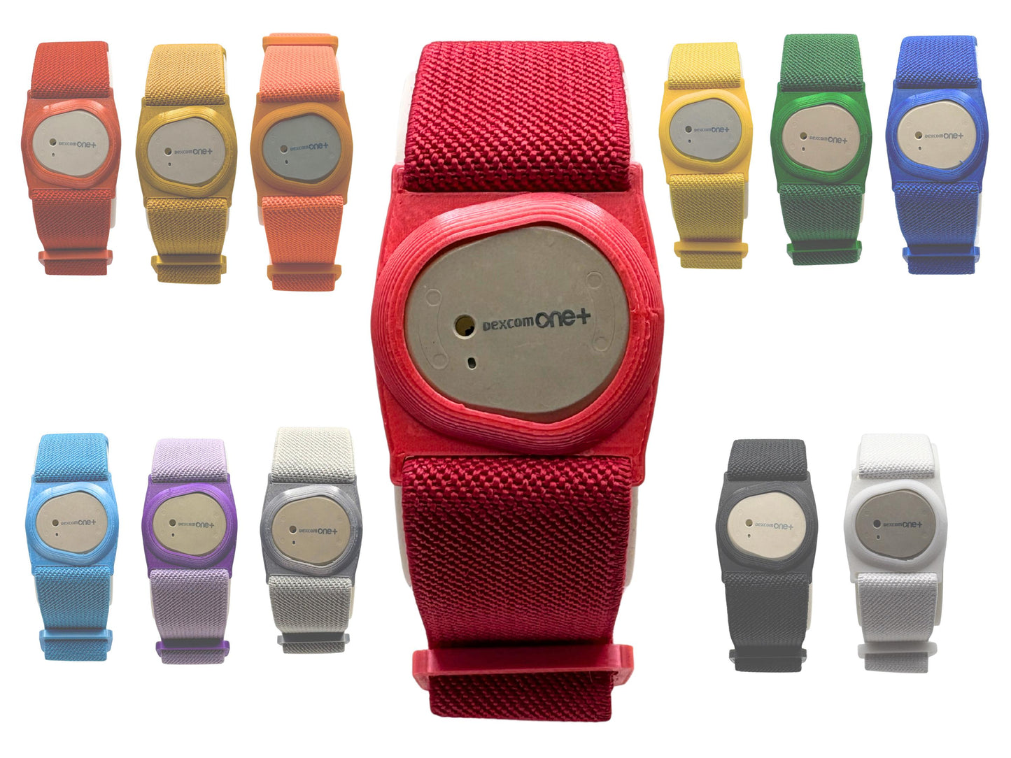 Dexcom One+/One Plus/G7 Sensor Strap | Adjustable Armband | Adhesive Free | Gift For Diabetics | Multiple Colours