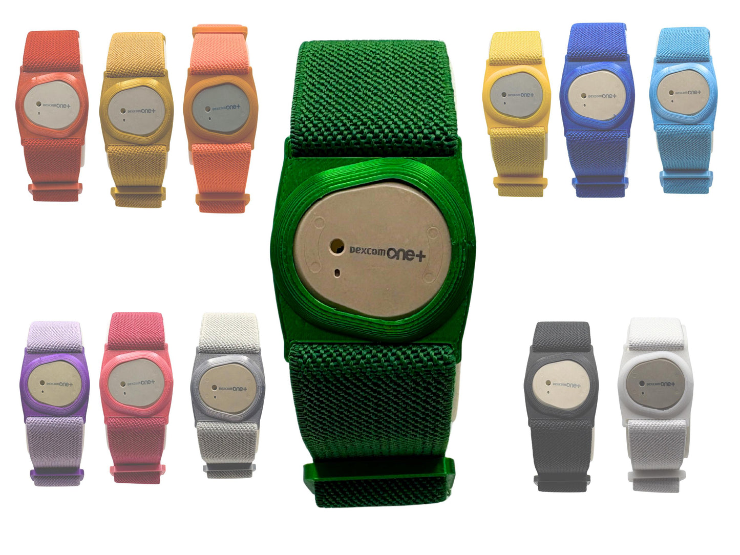 Dexcom One+/One Plus/G7 Sensor Strap | Adjustable Armband | Adhesive Free | Gift For Diabetics | Multiple Colours