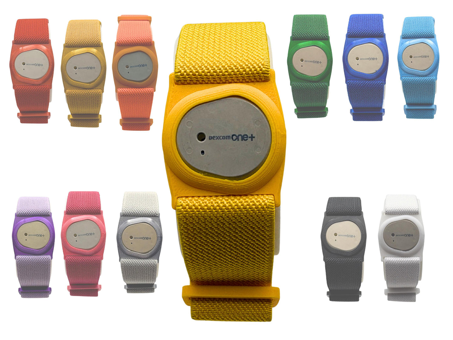 Dexcom One+/One Plus/G7 Sensor Strap | Adjustable Armband | Adhesive Free | Gift For Diabetics | Multiple Colours