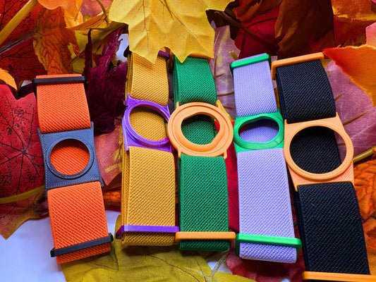 Halloween Sensor Strap Compatible With FreeStyle Libre 1/2/3 and Dexcom One+/G7 | Adjustable Armband | Adhesive Free | Multiple Colours