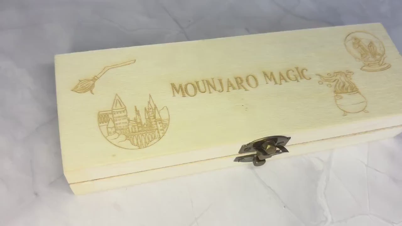 Wood Mounjaro Box | Ozempic | Wegovy | KwikPen Travel Case | Storage Case | Storage Box | Wizard School Design